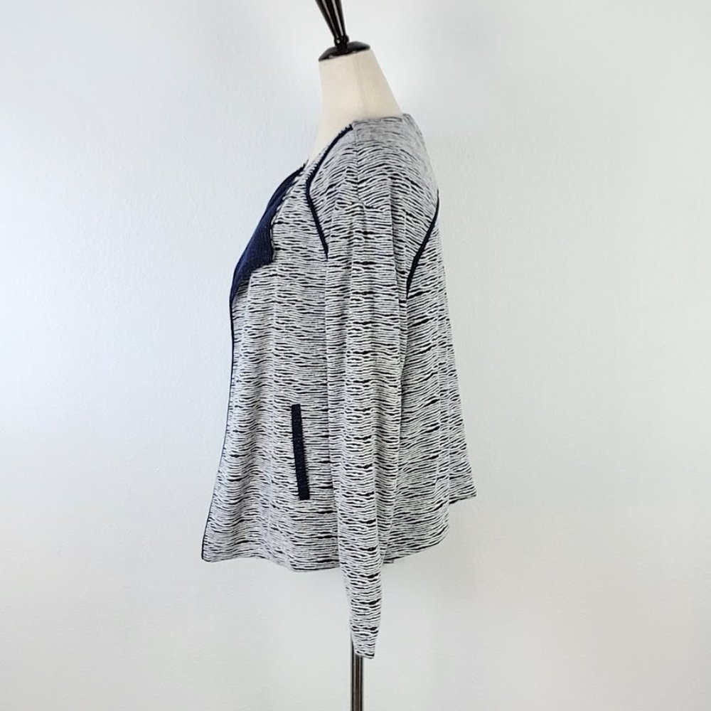 LEMON TART PLUS natalie open blazer blue Sz 1X - Picture 2 of 6